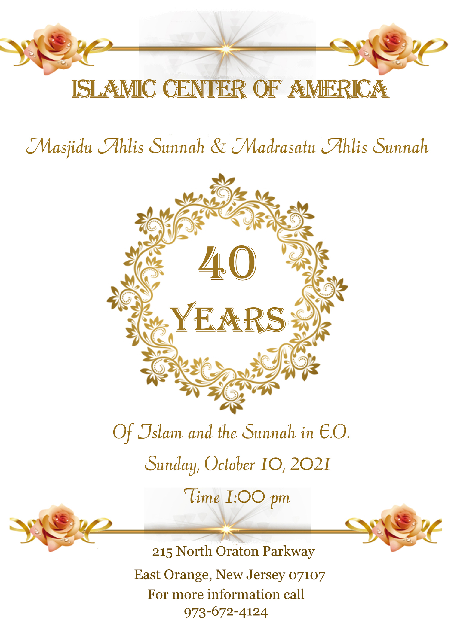 40 Years of Islam and the Sunnah